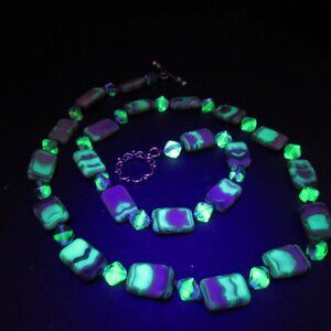 Czech UG bead necklace